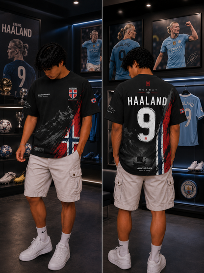 Haaland Norway Oversized Premium T-Shirt
