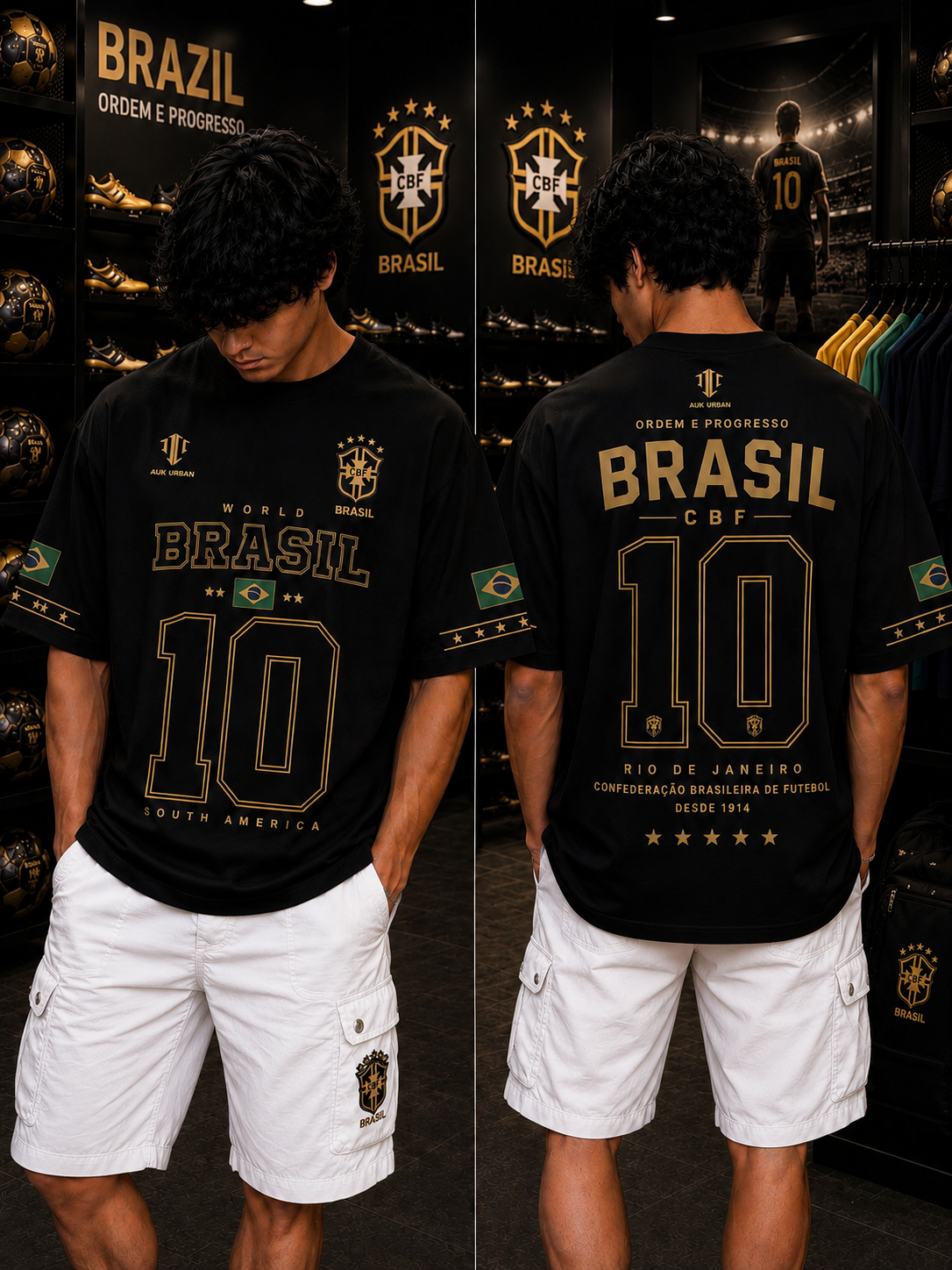 Brazil 10 - Oversized T-Shirt