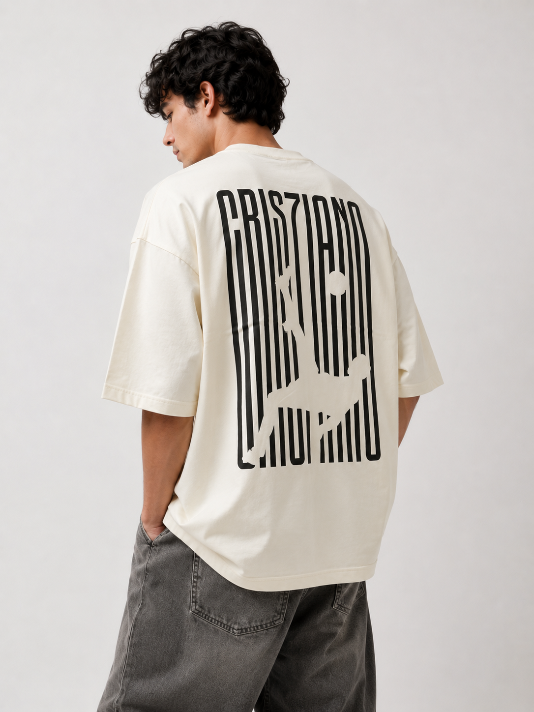 Cristiano Phantom Lines Oversized Tee – Iconic Football Streetwear