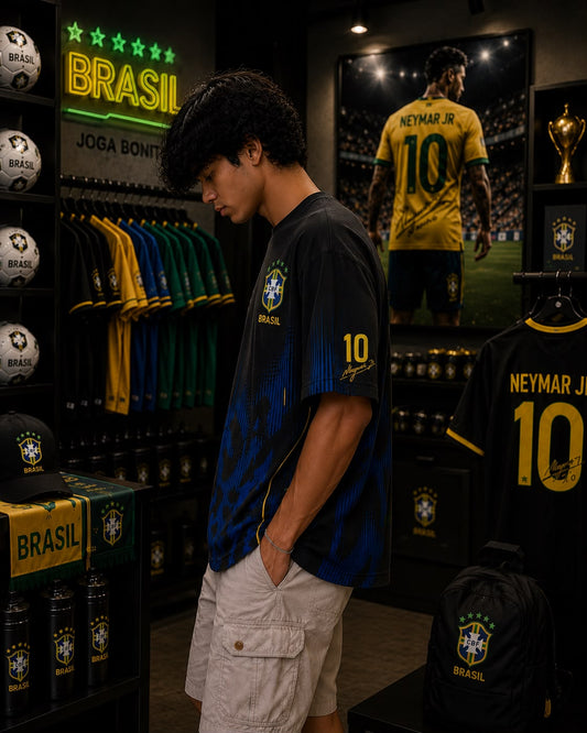 Brazil Neymar Jr 10 Oversized T-Shirt – Joga Bonito Edition